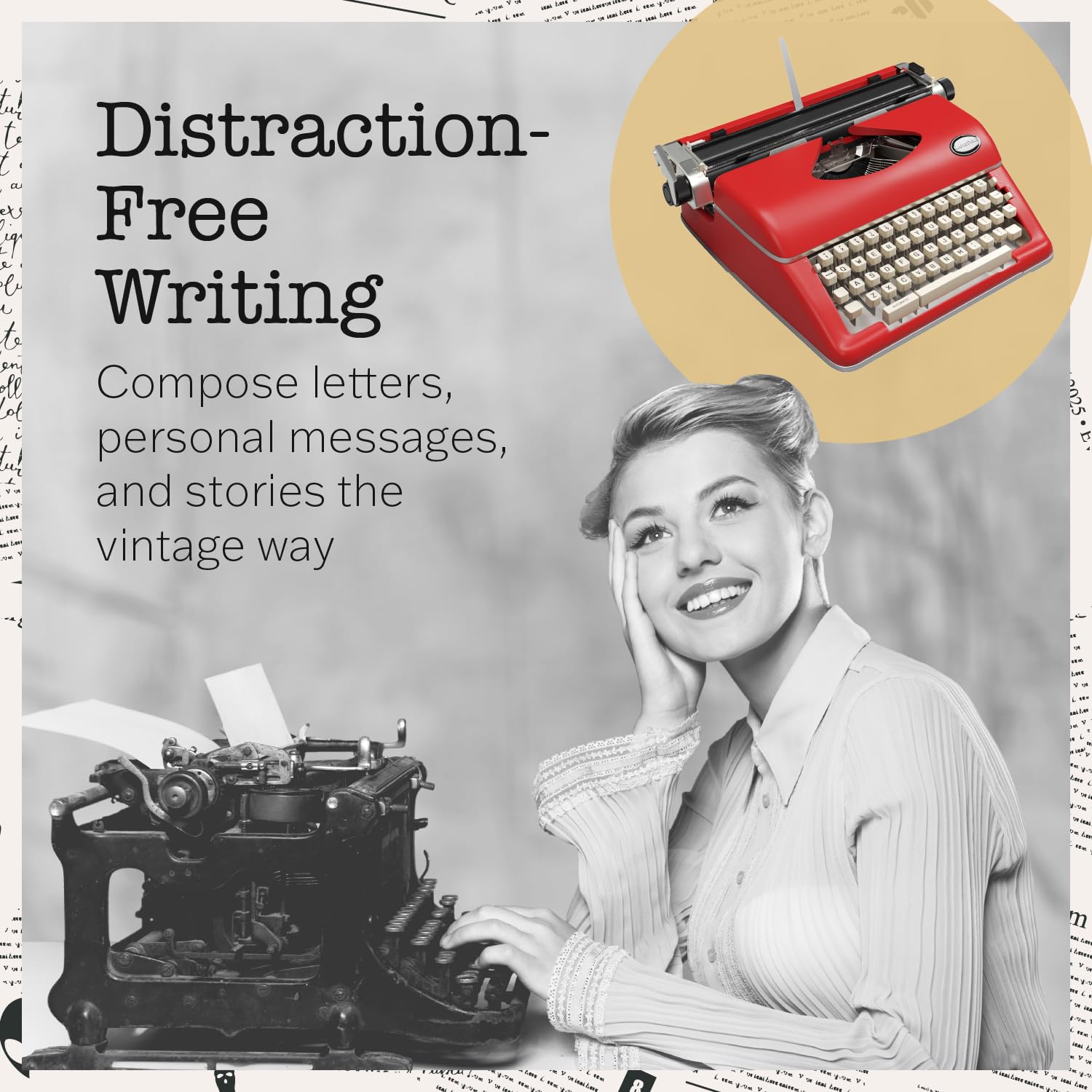 Amazon.co.jp: 手動タイプライターマシン - ヴィンテージタイプ